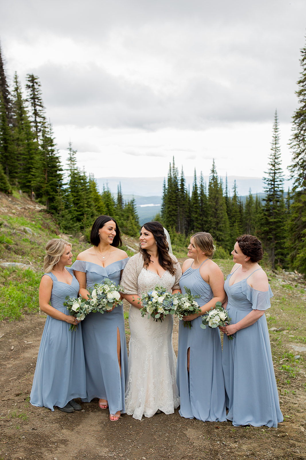 sun-peaks-resort-mountain-wedding-party-kathryn-mclaren-photography-bride