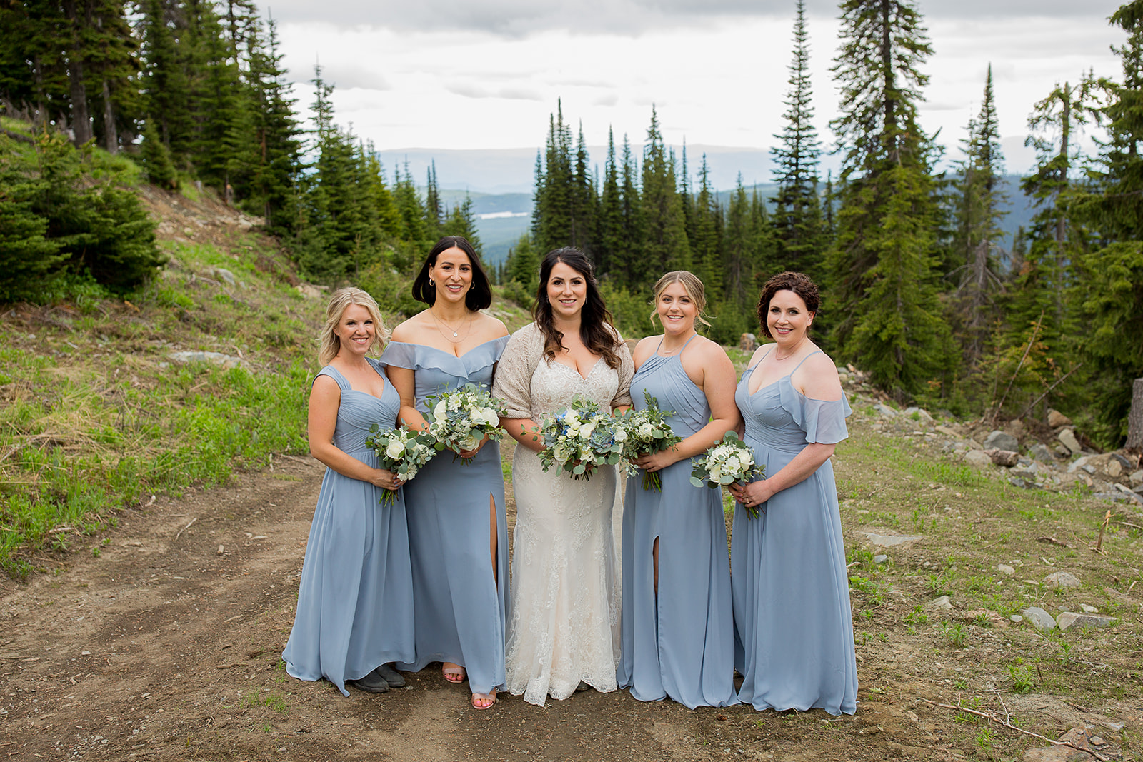 sun-peaks-resort-mountain-wedding-party-kathryn-mclaren-photography-bridemaids