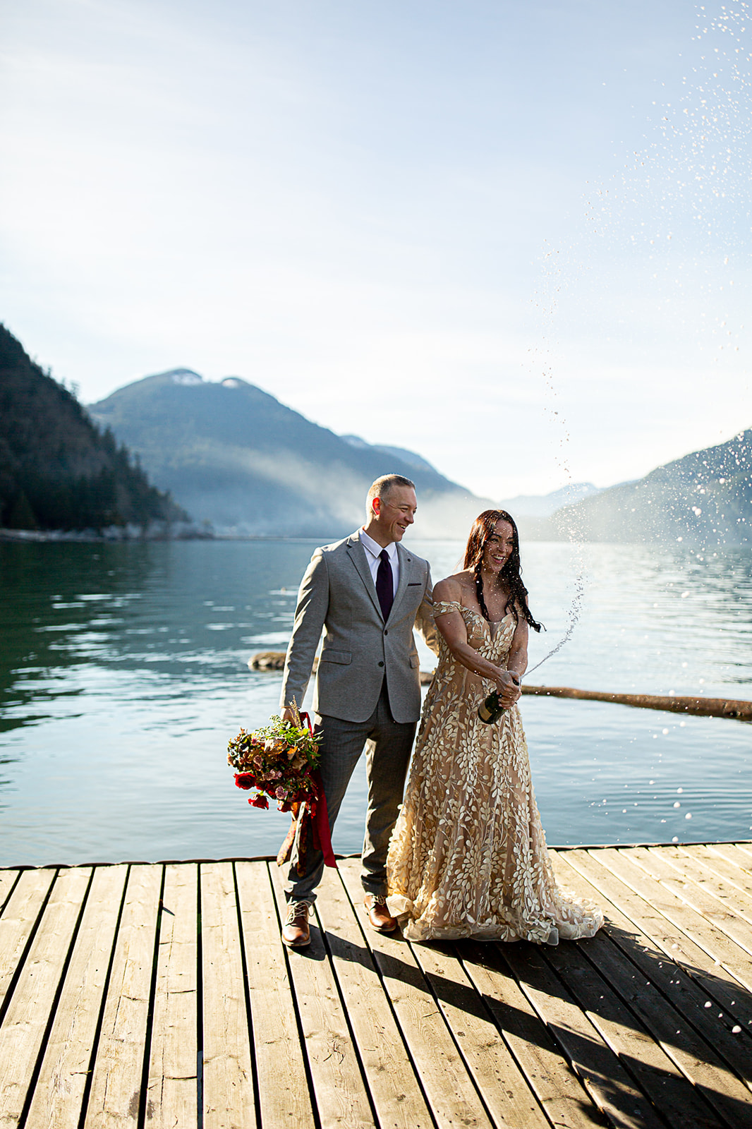vancouver-elopement-photographer-champagne-spray